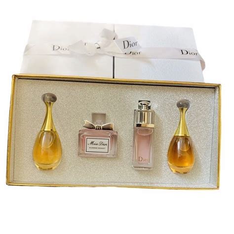 dior gift set perfume|christian dior perfume miniature sets.